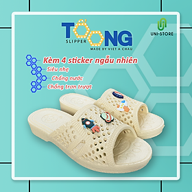 Dép tổ ong [Size 31-34] KÈM STICKER NGẪU NHIÊN vật liệu EVA cao cấp siêu bền, siêu nhẹ, chống trơn trượt