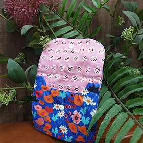 Túi nhỏ handmade đựng băng vệ sinh và đồ dùng cá nhân mẫu hoa xanh ngọt ngào