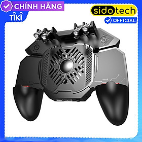 Mua Tay cầm chơi game điện thoại SIDOTECH AK-88S Version 8 pin 1200mAH có tản nhiệt làm mát chơi game PUBG FF Freefire ROS kết nối 6 ngón linh hoạt tăng 2 lần tốc độ xử lý - Hàng chính hãng