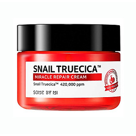 Kem Dưỡng Ẩm Phục Hồi, Cải Thiện Sẹo Lõm Chiết Xuất Ốc Sên Some By Mi Snail Truecica Miracle Repair Cream 60g