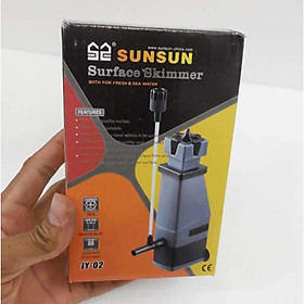 Lọc váng Sunsun JY02 loại bỏ bụi bẩn trên bề mặt hồ