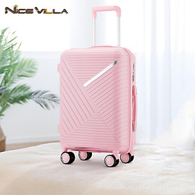 Vali Du Lịch Nhựa Dẻo PP Nice villa Siêu Bền Size 20inch