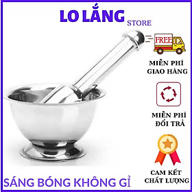 Mua Bộ chày giã cối inox size nhỏ cực bền và đẹp cao cấp