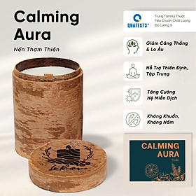 Nến Thơm Trị Liệu Le Rustique Thiền Định (Calming Aura) - Nến Thơm Cao Cấp - An Toàn Sức Khỏe