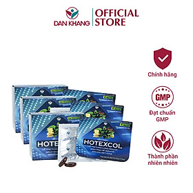 Combo 3 Viên Ngậm Thanh Họng Hotexcol Giúp Giảm Ho - Dịu Thanh Quản - Giảm Đau Rát Do Ho Hộp 10 vỉ x 4 viên