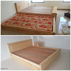 Giường tầng kéo thông minh , giường lớn dùng cho 4 đến 6 người ngủ- Đồ Gỗ Mạnh Hùng