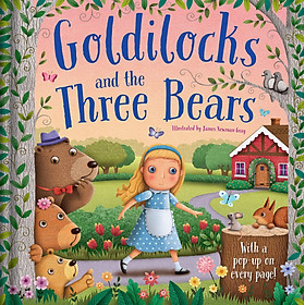 Hình ảnh sách Goldilocks and the Three Bears (3D Pop Scenes) - Goldilocks và 3 chú gấu