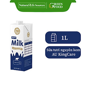 Sữa tươi tiệt trùng AU KingCare nguyên kem không đường Hộp 1L