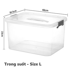 Mua Hộp nhựa đựng đồ có nắp  khay nhựa đựng đồ có nắp kèm tay cầm tiện lợi