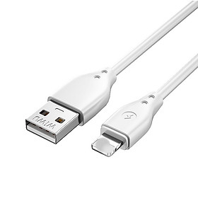 Cáp sạc Wiwu Pioneer Wi-C001  cho điện thoại thông minh USB to Ip hỗ trợ sạc nhanh, bảo vệ an toàn sạc - Hàng chính hãng