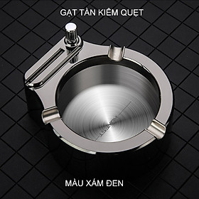 Mua Gạt tàn kiêm quẹt thông minh 2 trong 1  đáy bằng inox