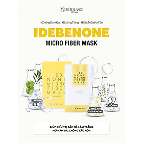 Mặt nạ BEBALANCE Idebenone Micro Fiber Mask 1 hộp 10 miếng