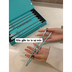 Mua SET 6 ĐÔI ĐŨA GỐM XANH