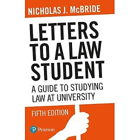 Sách - Letters to a Law Student by Nicholas McBride (UK edition, paperback)