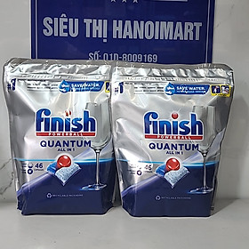 Hàng Đức Viên rửa bát Finish quantum viên rửa cao cấp dùng cho máy