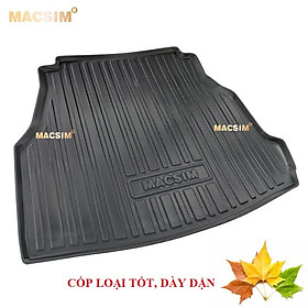 Thảm lót cốp Mercedes C-Class 2022+ (qd) nhãn hiệu Macsim chất liệu tpv cao cấp màu đen