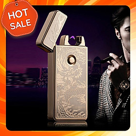Mua Vỏ Hột Quẹt Bật Lửa Tia Điện Jobon Sạc USB- ZB 308B Hình Rồng Đẹp Độc Lạ