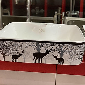 Mua lavabo đặt bàn sứ nghệ thuật KT-LB02