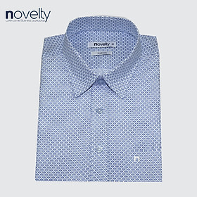 Áo sơ mi nam ngắn tay Novelty hoa văn Casual NSMMHTNSPB220281N