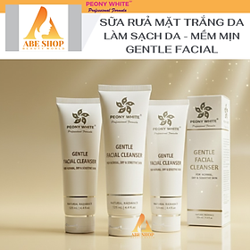 Sữa Rửa Mặt PEONY WHITE GENTLE FACIAL CLEANSER - Trắng Da - Làm Sạch - Trắng Da - Cân Bằng Độ pH 125ml