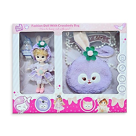 Đồ Chơi SWEET HEART Bộ Túi Xách Cùng Búp Bê Tím Mơ Mộng SH46