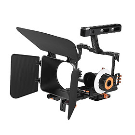 Khung Máy Quay Phim Hợp Kim Nhôm Andoer C500 Kèm Hệ Thống Matte Box + Thiết Bị Lấy Nét + Tay Cầm