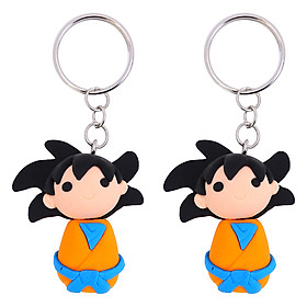 Móc Khóa Đôi Songoku Dona Clay SG02