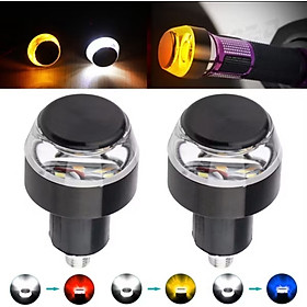 BỘ 2 ĐẦU GÙ CHỐNG ĐỔ TAY LÁI XE MÁY CÓ ĐÈN LED TRANG TRÍ XIN NHAN CỰC ĐẸP 