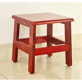 Mua Ghế Đôn Gỗ Mặt Vuông Cao 31cm Nhiều Màu - Hàng VN Xuất Khẩu