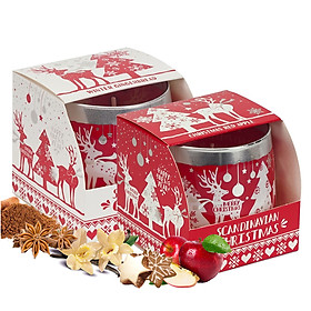 Mua Combo 2 ly nến thơm Bartek nhập khẩu Châu Âu Scandinavian Christmas 100g - gừng  táo  quế