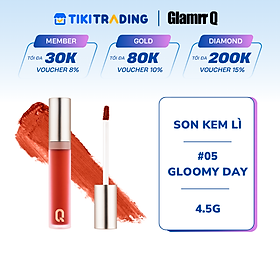 Son kem lì nhiều dưỡng GLAMRR Q LONG WEAR LIP CREAM 5g by Gilaa