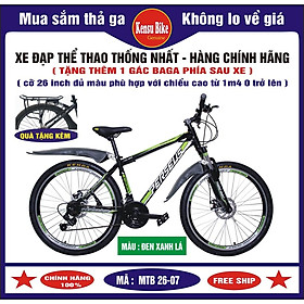 xe đạp thể thao học sinh và người lớn hãng Thống Nhất MTB 26-07