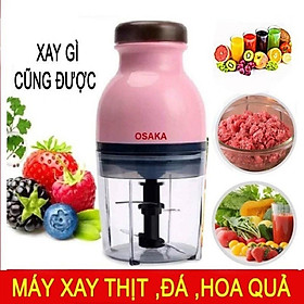 Mua Máy xay rau củ quả Nhật Bản Osaka màu hồng nắp bằng công suất cao
