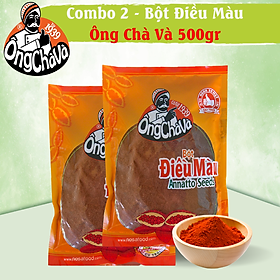 Combo 2 Túi Bột điều màu Ông Chà Và 500gr (Annatto powder)