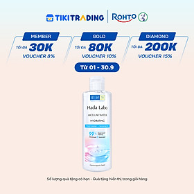 Nước tẩy trang sạch sâu dưỡng ẩm Hada Labo Micellar Water Hydrating 240ml