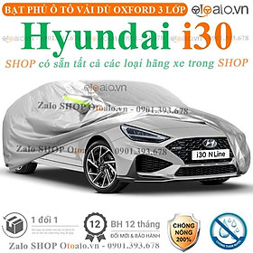 Bạt phủ ô tô dành cho xe Hyundai I30 3 lớp cao cấp