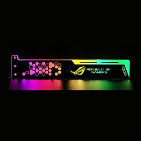 Thanh Led Chắn độ trang trí cho case máy tính cắm trực tiếp nguồn 4pin molex AORUS ROG - hàng nhập khẩu