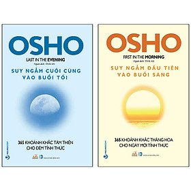 Combo 2 Cuốn OHSHO: Suy Ngẫm Đầu Tiên Vào Buổi Sáng + Suy Ngẫm Cuối Cùng Vào Buổi Tối
