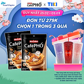 Combo 2 Túi Cà phê Phố GOLD Sữa Đá - MacCoffee túi 30 gói x 29g