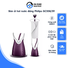 Mua Bàn Ủi Hơi Nước Đứng Philip.s GC558  Công Suất 2000W  Dung Tích 1.8L  3 Mức Nhiệt Tùy Chỉnh Theo Từng Loại Vải  Nhập Đức