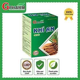 Thực phẩm bảo vệ sức khỏe Viên uống KHÍ AN Hỗ trợ bổ phế, giúp giảm ho, loãng đờm, giúp giảm đau rát họng, khản tiếng do ho kéo dài Hộp 30 viên