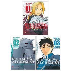 Combo Fullmetal Alchemist - Cang Giả Kim Thuật Sư - Fullmetal Edition: Tập 1 + Tập 2 + Tập 3 (Bộ 3 Tập)