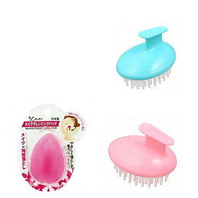 1 Miếng Pad Rửa Mặt Silicone Nhật Bản + 1 BÀN CHẢI GỘI MASSAGE DA ĐẦU (MÀU NGẪU NHIÊN)