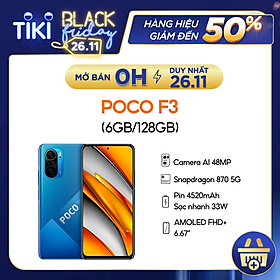 Điện Thoại Thông Minh Xiaomi Poco F3 6GB l 128GB - Hàng Chính Hãng