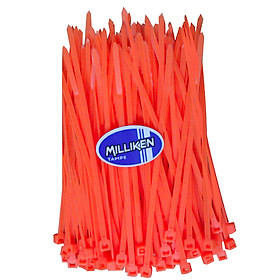 Mua Bộ 100 Sợi Dây Rút Nhựa dài 10cm (3 x 100mm) - Cam Milliken Tampe NL-3060