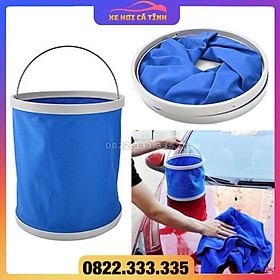 Mua Xô nước 11 lít gấp gọn đa năng lau rửa  đi phượt  câu cá  đựng đồ  chứa nước tiện dụng