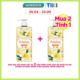 Kem Tắm Watsons Love My Skin Protecting Cream Body Wash 700ml