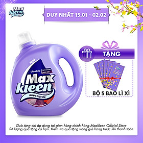 Chai Nước Giặt Xả Maxkleen Hương Nước Hoa Huyền Diệu (3.8kg)