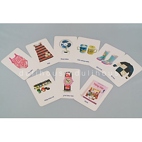 Bộ Flashcard giúp bé làm quen, ghi nhớ từ vựng và các chủ đề về thế giới quan xung quanh - Sản xuất tại Việt Nam