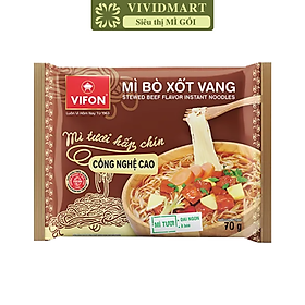VIFON - Mì tươi Vifon hương vị Bò Xốt Vang (70g/gói) - Mì gói Bò xốt vang tươi, Mì tươi Vifon gói